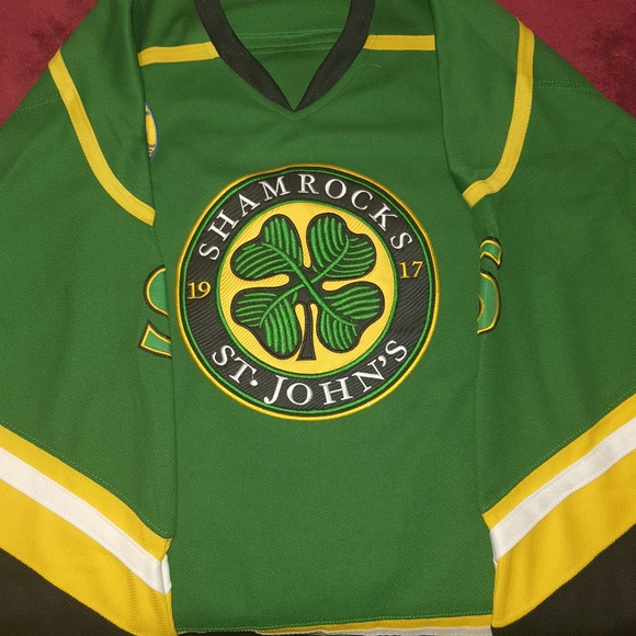 New Mens Rhea Shamrocks Hockey Jersey Official - Picture 2 of 7